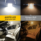 Set of 2 AUXITO 31MM Festoon LED Interior Map Light 6500K DE3425 DE3021 DE3175