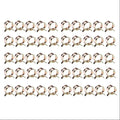 50pcs 5/16" 8mm Spring clip clamp for Fuel Oil Line Silicone Vacuum Hose