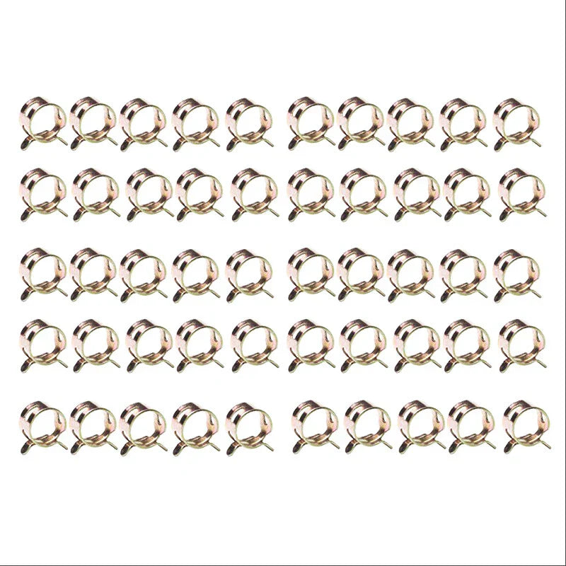 50pcs 5/16" 8mm Spring clip clamp for Fuel Oil Line Silicone Vacuum Hose