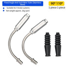 Stainless Steel V-Brake Cable Guide Tube for Bicycle Brakes (Front & Rear)