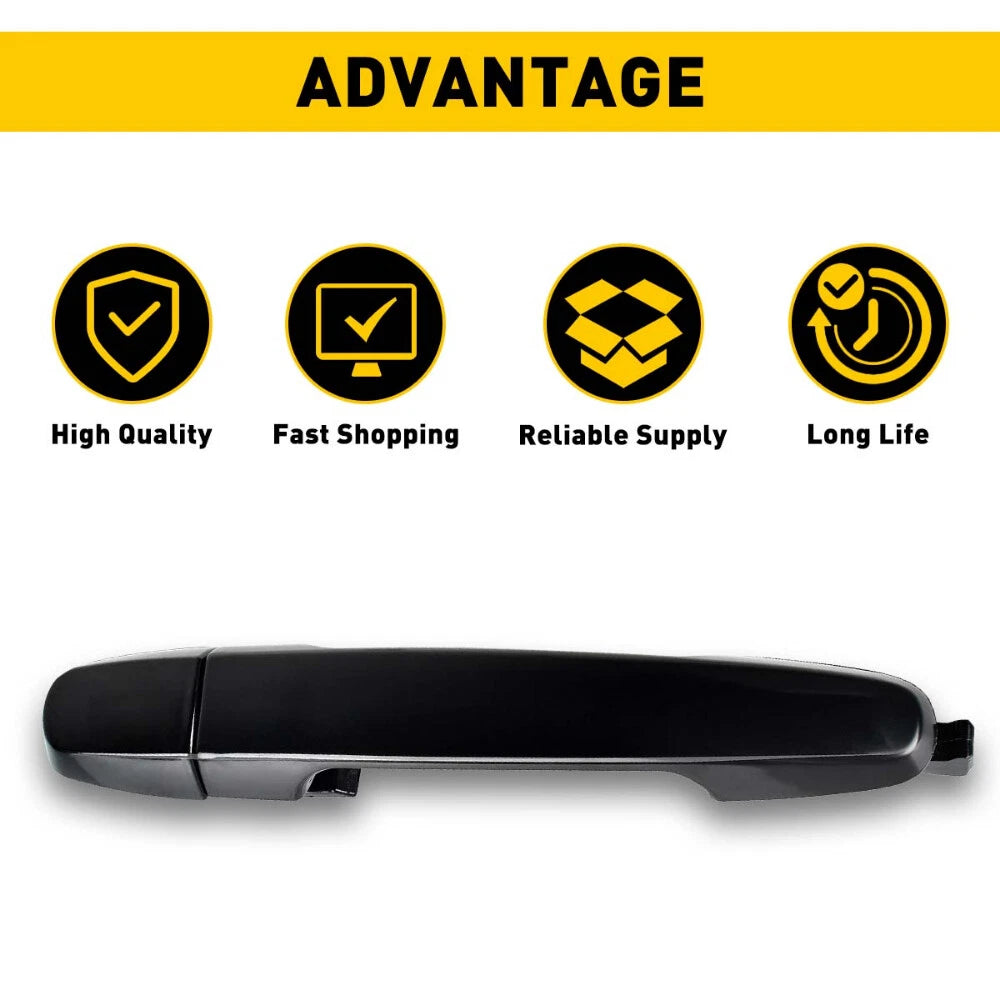 Outside Door Handle for Toyota Camry Corolla RAV4 (2010–2023) Black
