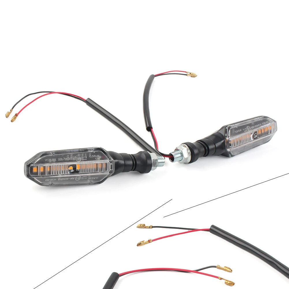 2X LED Turn Signal Blinker Lights for Kawasaki Honda Yamaha Suzuki