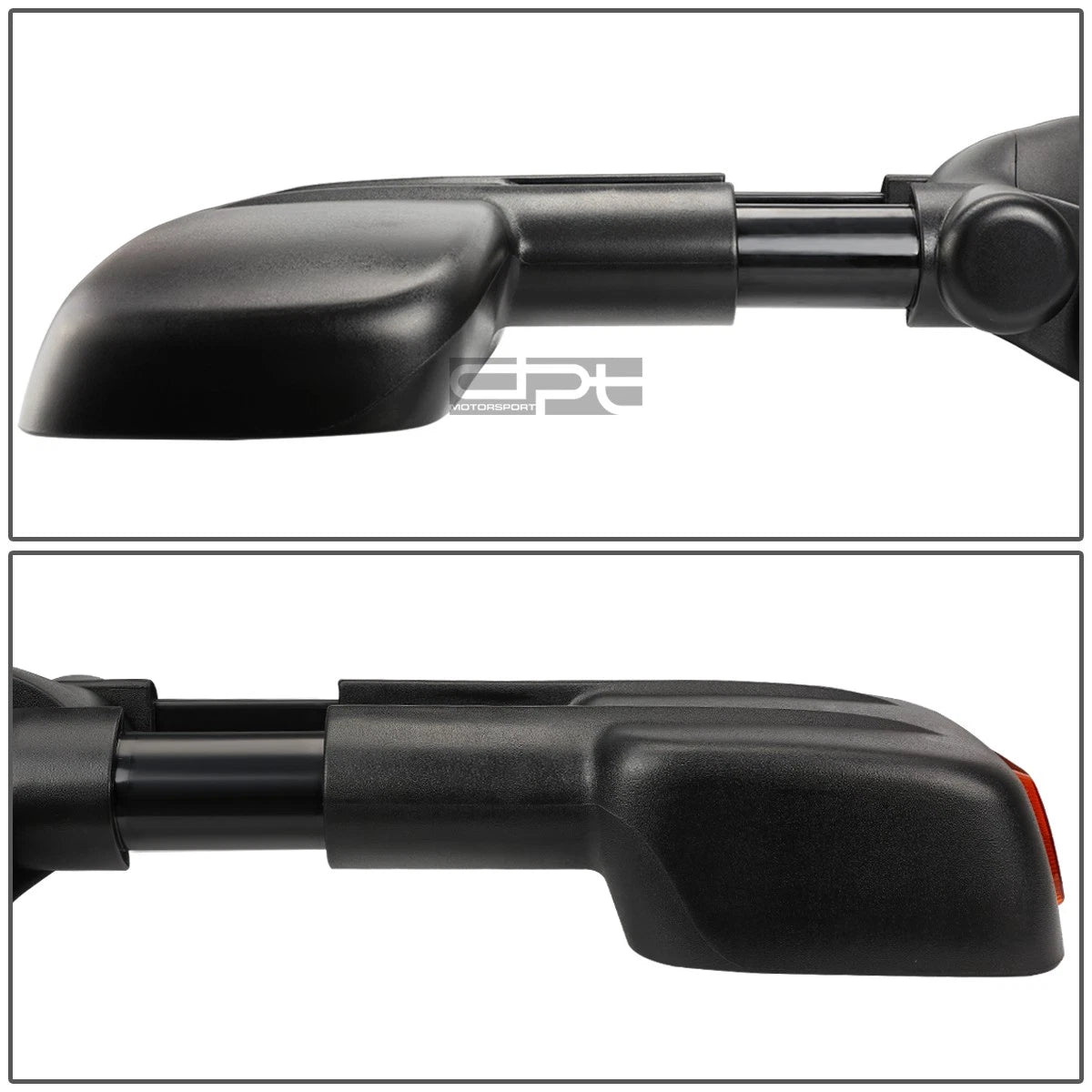 Set of 2 Power Heated LED Signal Light Towing Mirrors for GM GMT800 (2003–2007)