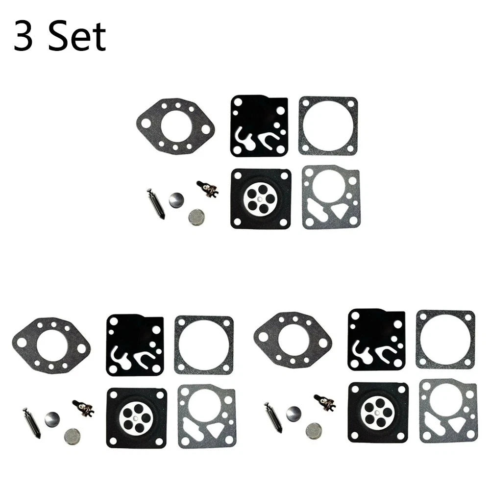 Set of 3 Carburetor Rebuild Kits for Stihl 020 024 028 (RK-13HU RK-14HU)