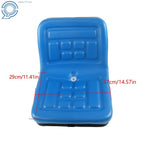 Vinyl Blue Pan Seat for Ford 2000-6600
