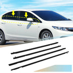 Set of 4 Weatherstrip Window Molding Trim for Honda Civic (2006–2011)