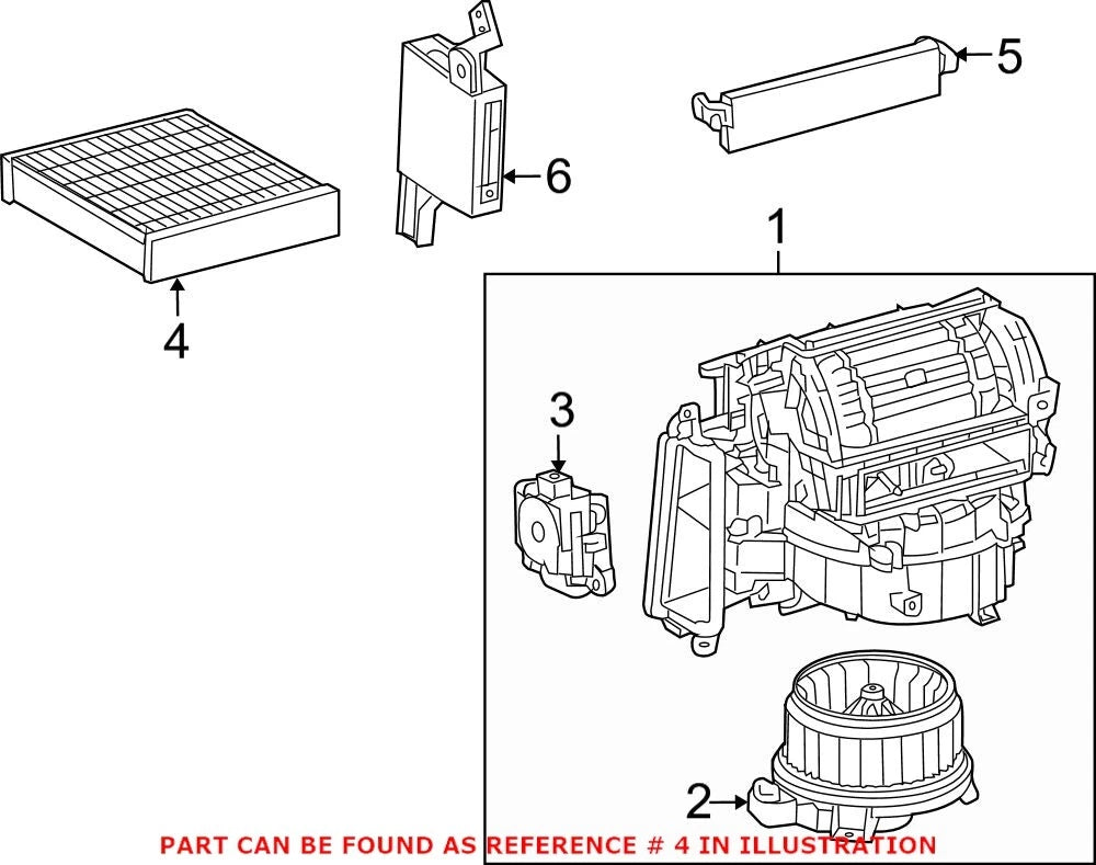 Cabin Air Filter for Lexus (2010–2021) 87139-50100
