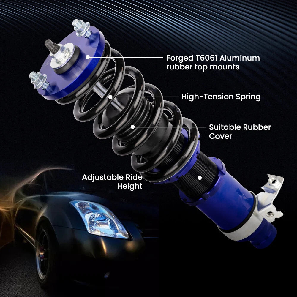 Coilovers Shocks Rear Lower Control Arms for Honda Civic EG (1988–1995), Del Sol (1993–1997)