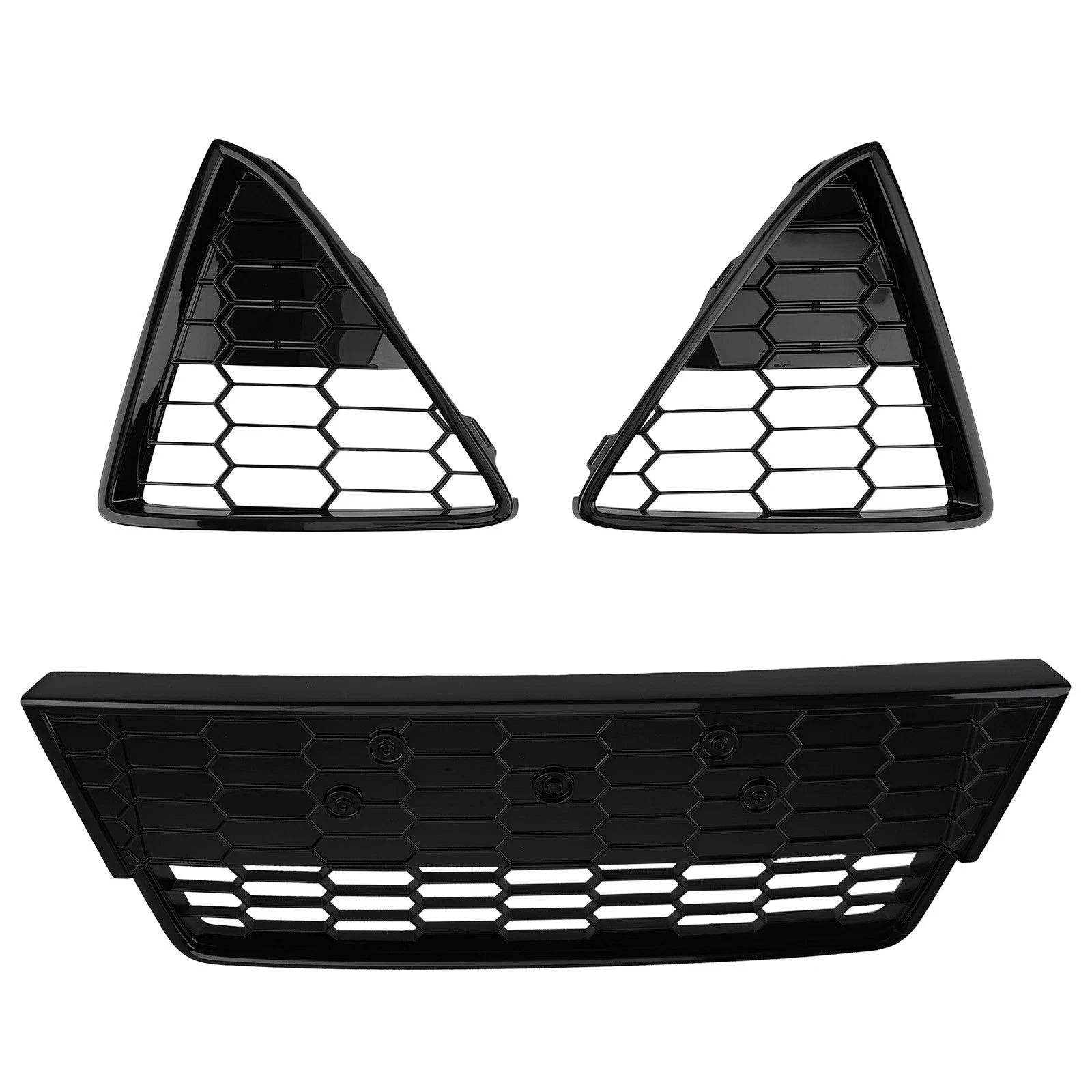 Black Front Grille Insert for Ford Focus (2012–2014)