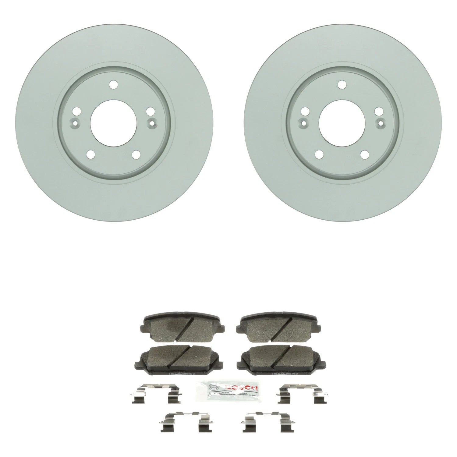 Bosch Front Rotors & Blue Ceramic Disc Brake Pad Kit for Forte Koup (2010–2016)