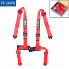 4 Point Sport Quick Release Seat Belt Harness for Racing Car UTV (1X, 2 inch)