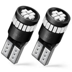 2X T10 Blue Wedge Bulbs for Car Interior Lighting