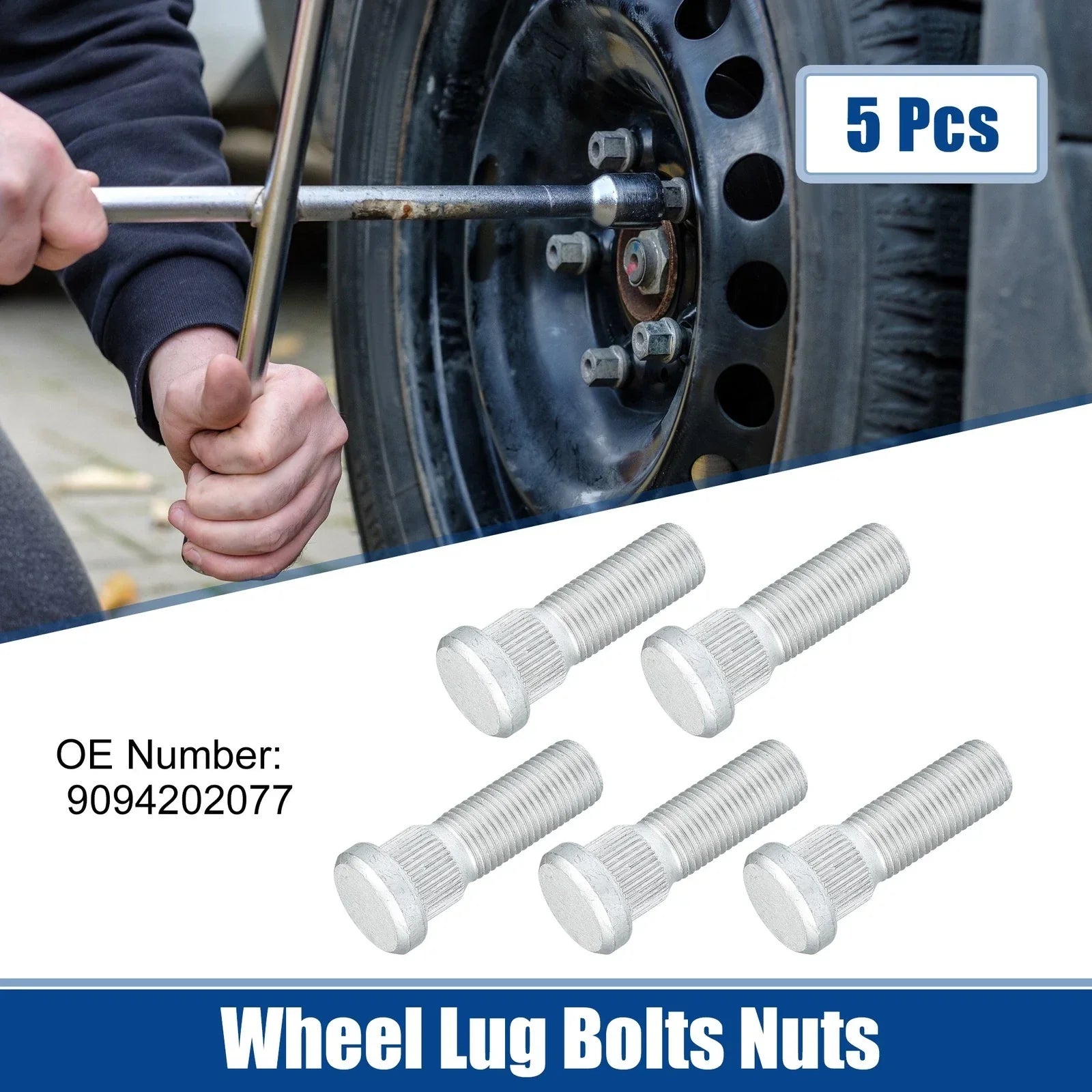 5 x M14x1.5 Wheel Lug Bolts Nuts for Lexus LS460 LX570 (2007-2020)