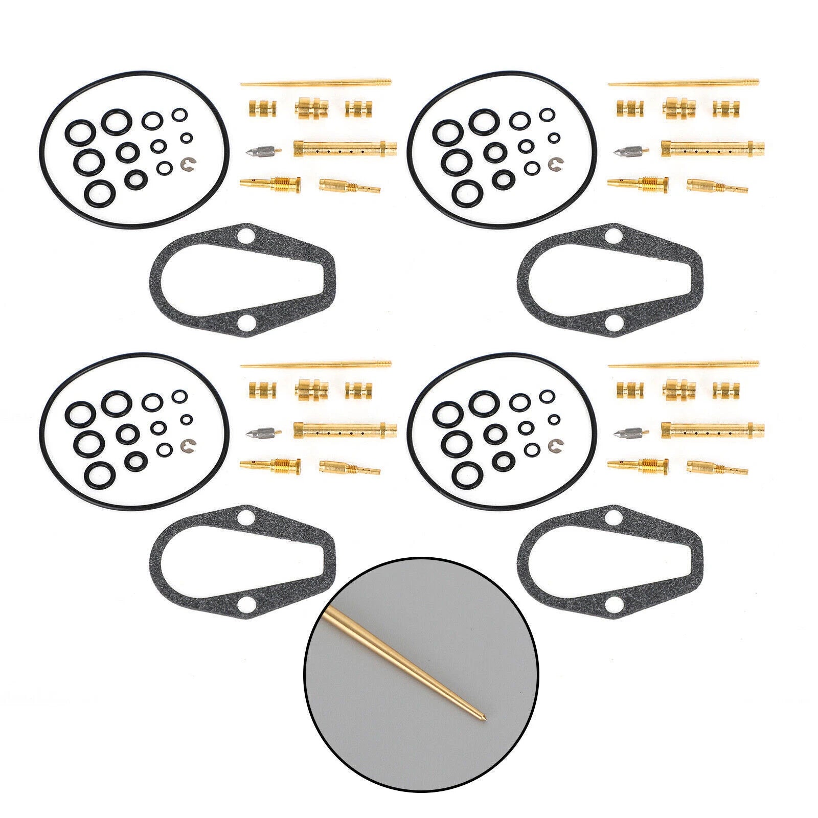 4X Carburetor Rebuild Kit for Honda CB500 CB500K (1971–1973) T9