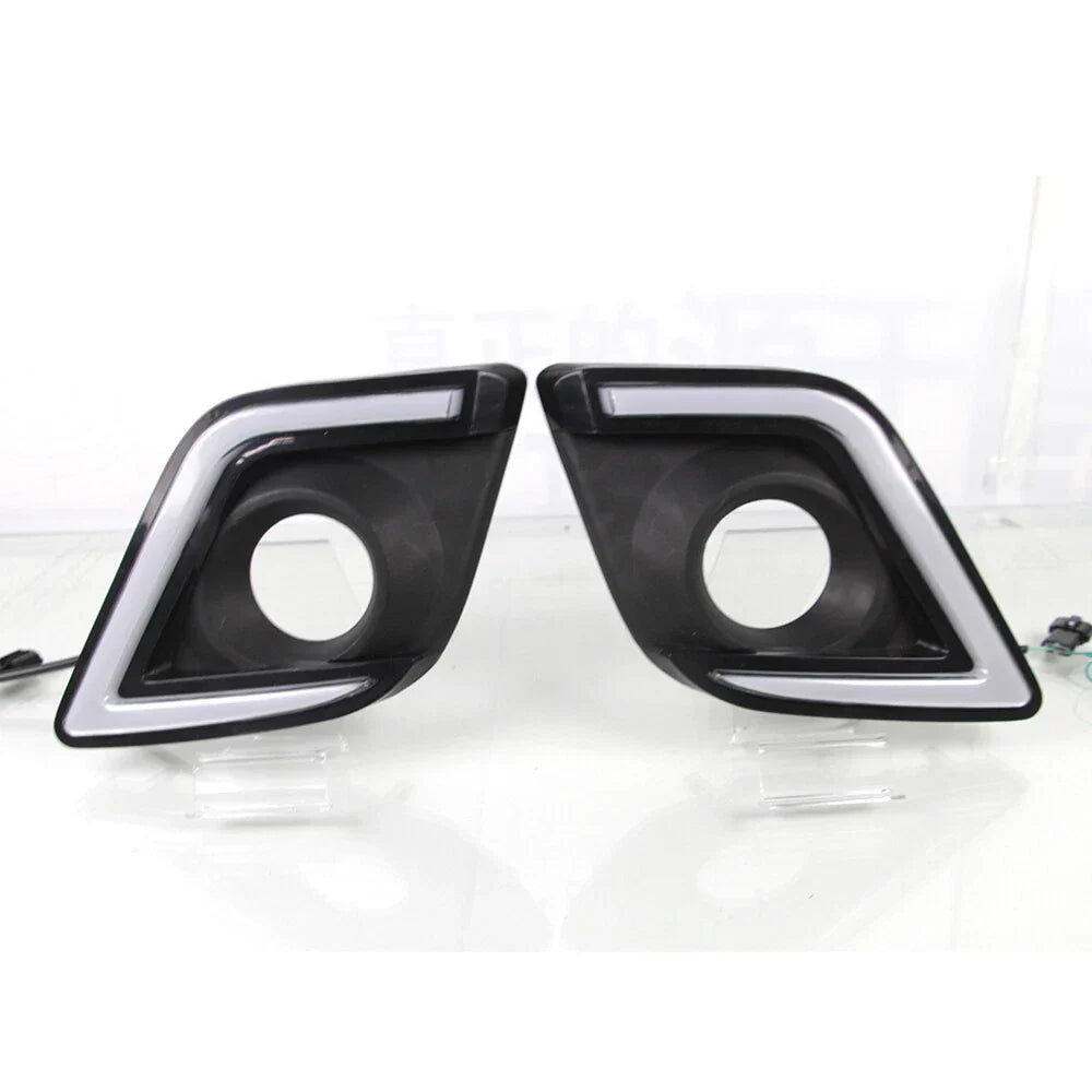 Fog Lamps Day Running Lights w Turn Signal for Toyota Hilux (2015–2017)