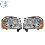Set of 2 Halogen Headlights for Jeep Grand Cherokee (2008-2010)