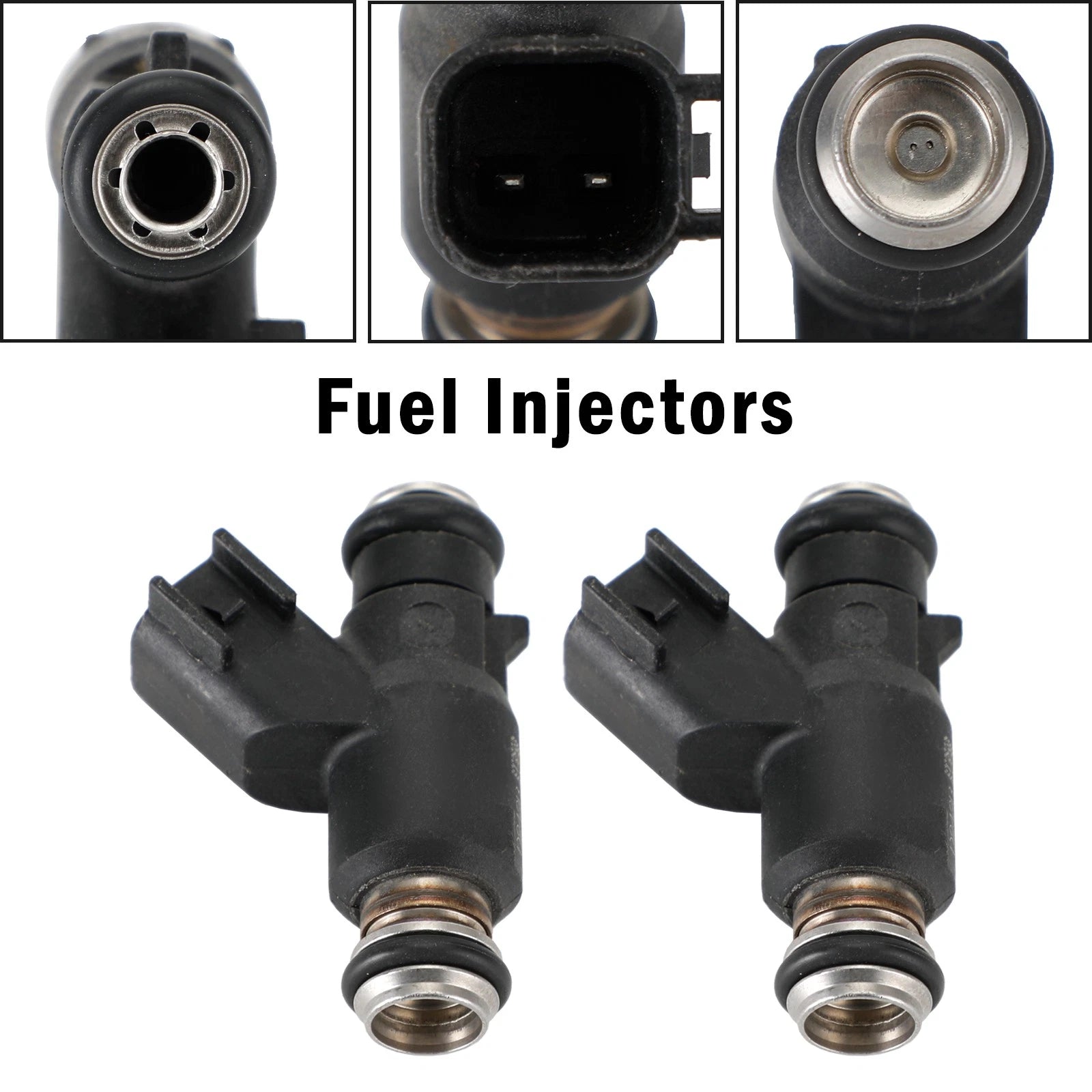 2PCS Fuel Injector 2 Hole for HiSun EFI UTV550 MSU500 HS500 (2010–2020)