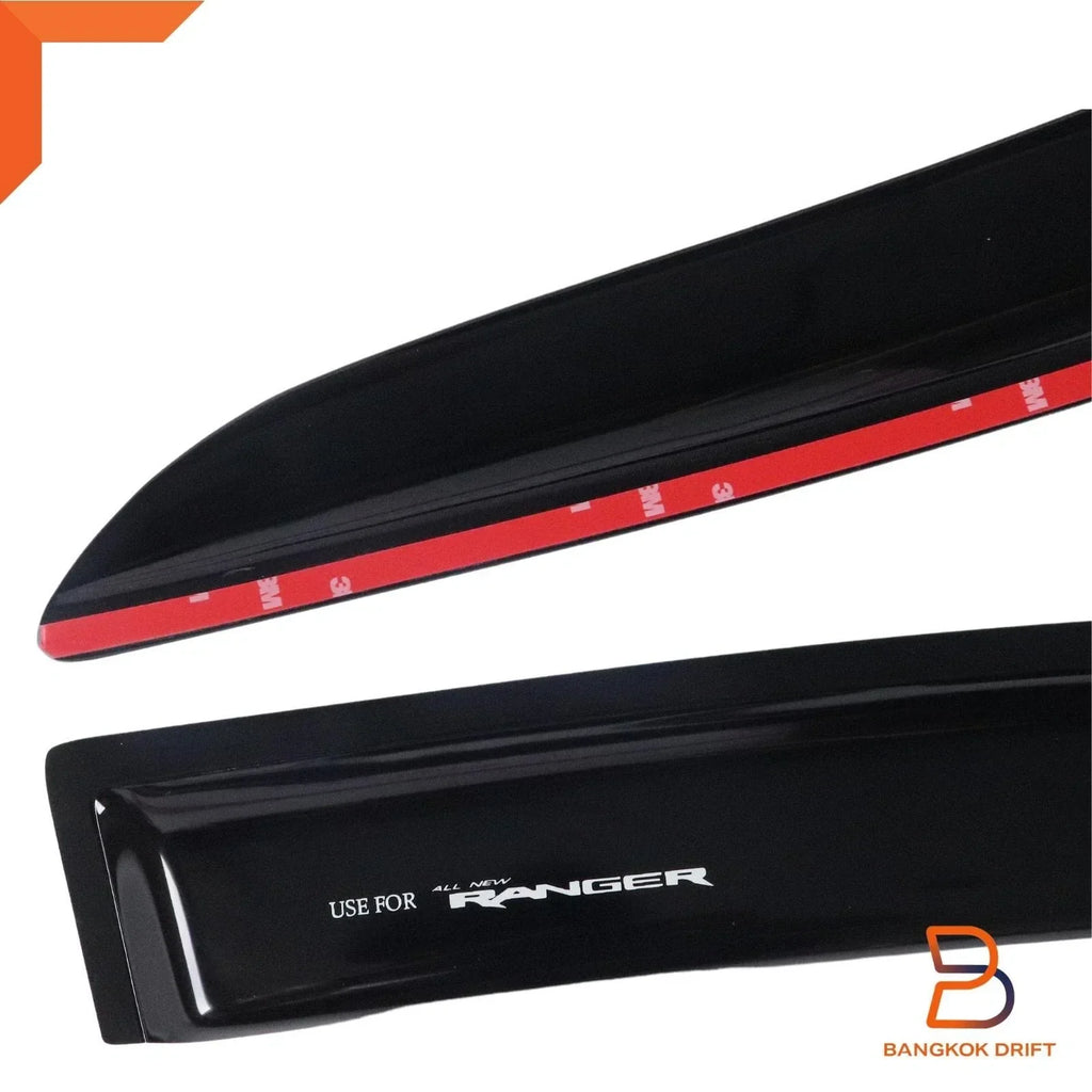 Weather Shield Window Visor Rain Guard for Ford Ranger (2022-2024)