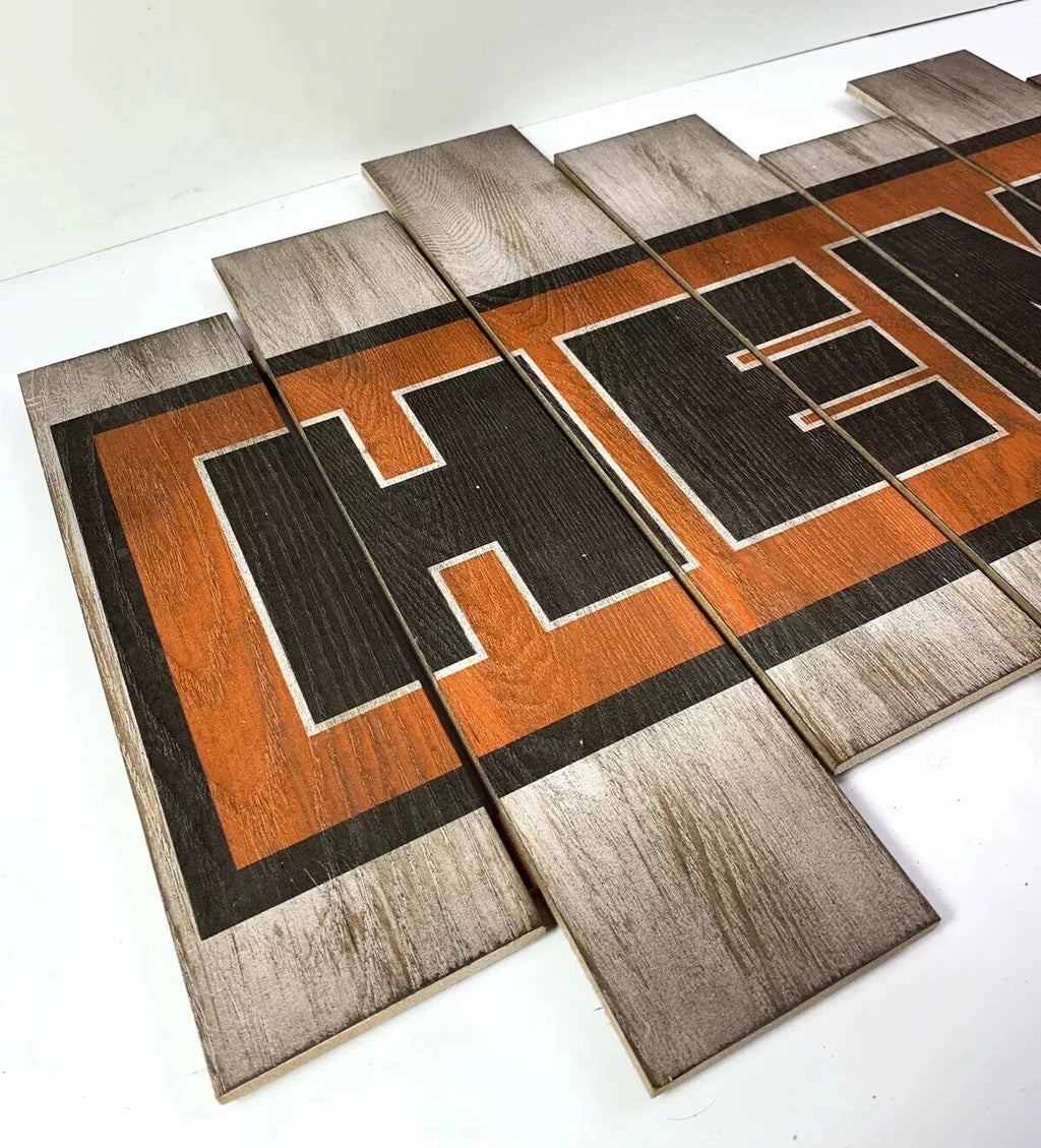 Vintage Wooden Plaque Sign for Dodge Hemi (31 1/4 x 23 1/2)