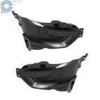Set of 2 Fog Light Cover Trims for Ford Explorer (2020–2022) Black Clear