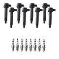 Set of 8 Ignition Coils & NGK Iridium Spark Plugs for 4Runner Sequoia (2003–2021)