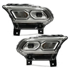 LED Headlight Set for Dodge Durango (2021–2025) w/ Halogen Turn Signal