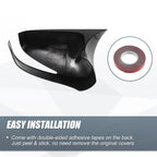 Pair Rearview Mirror Cover Overlay for Honda Civic (2006–2011) Carbon Fiber