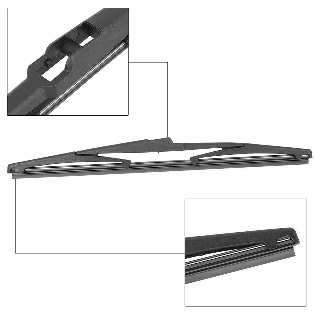 Set of 2 Rear Windshield Wiper Blade Arms 380mm for Chevy Spark (2013–2015) Spark EV (2014–2016)