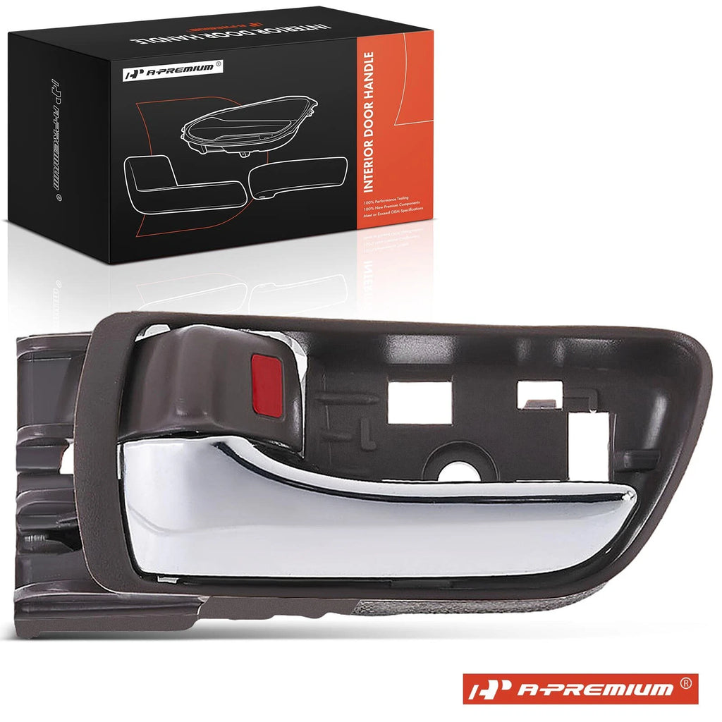 Interior Front Left Door Handle for Toyota Sienna (2004–2010) Chrome Brown