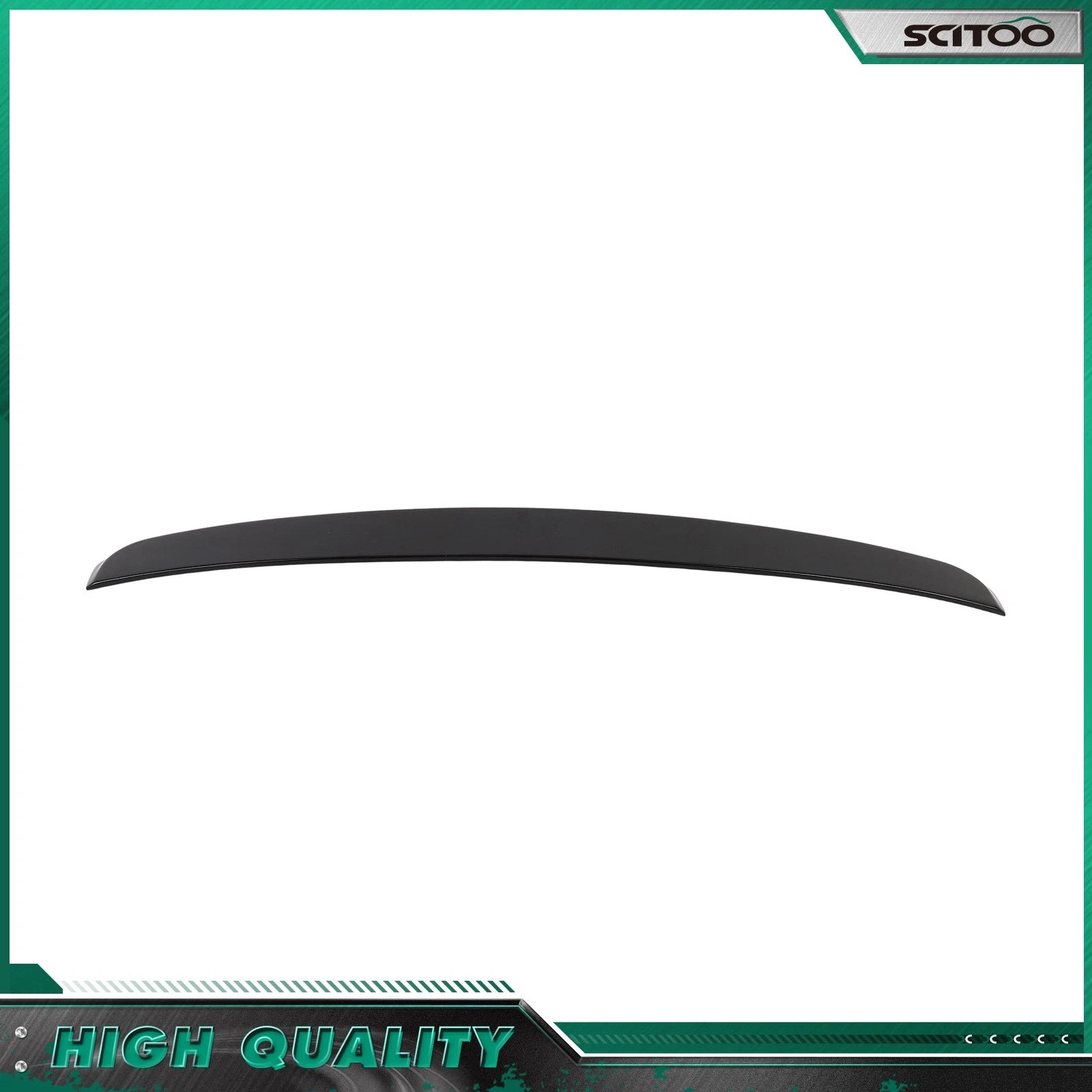 Roof Spoiler for Nissan Sentra (2013–2019) Painted Black ABS