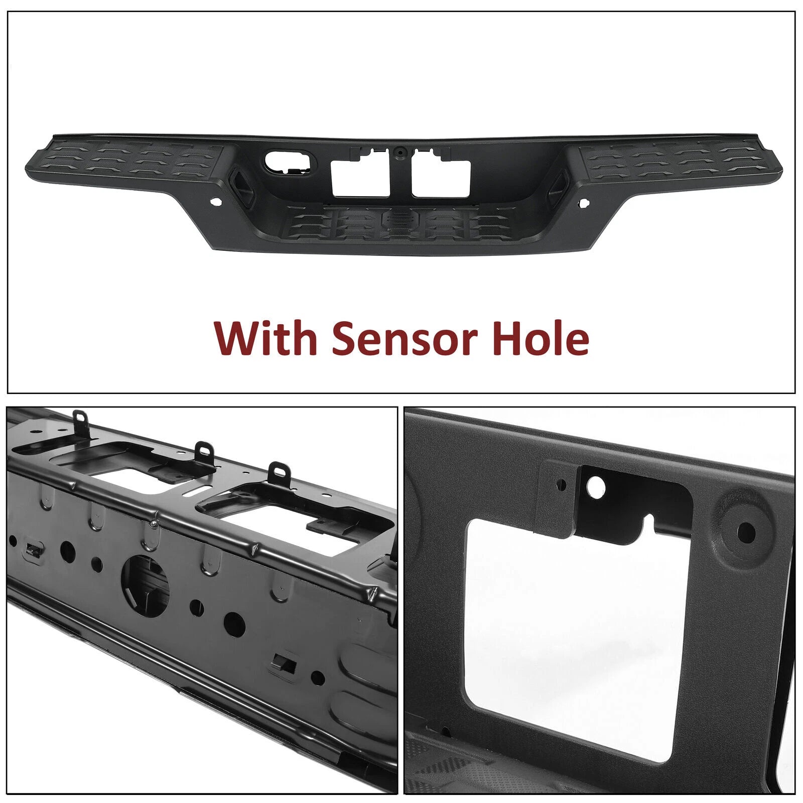 Bumper Face Bar Step Pad Molding Trim for Tacoma 2WD/4WD (2016–2023)