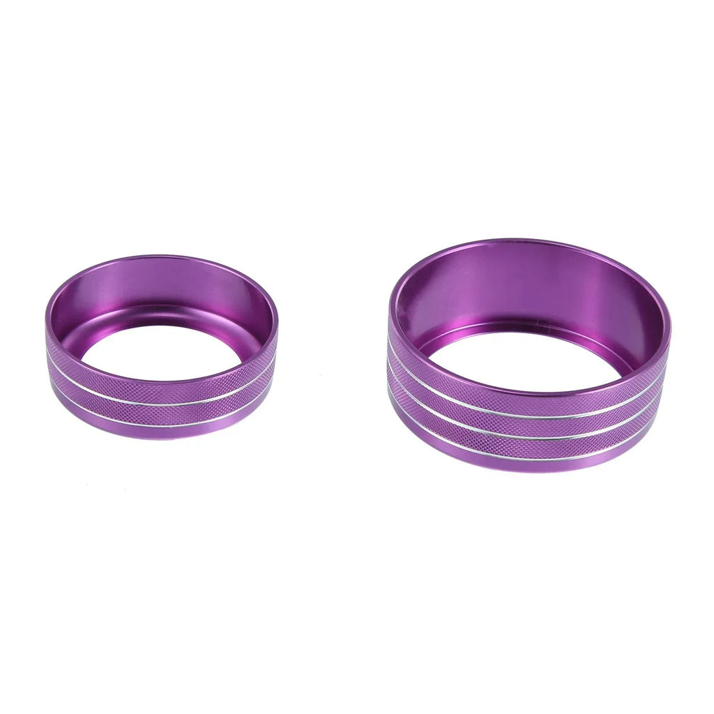 Purple Paddle Shifter AC Volume Knob Cover Ring Trim for Dodge Charger (2011-2023)