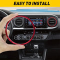 Set of 4 Vent Ring Trim Covers A/C Outlet RED for Toyota Tacoma (2016–2022) EPY
