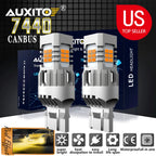 2X LED Amber Turn Signal Parking Light Bulbs for Honda Toyota