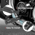 Black Aluminum Foot Pegs for Harley Motorcycle