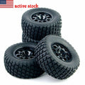 Set of 4 Tires & Wheel Rims for Traxxas Slash (1:10)