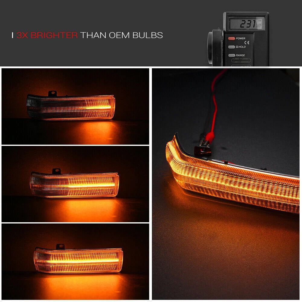 Sequential Turn Signal Light Lamps for Fiat Doblo (2010–2017)