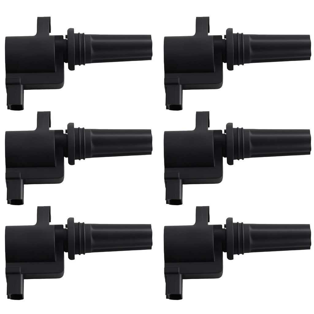 Set of 6 Coil Packs for Jaguar S-Type V6 3.0L (2000–2003) FD-496 1W4U12A366AA