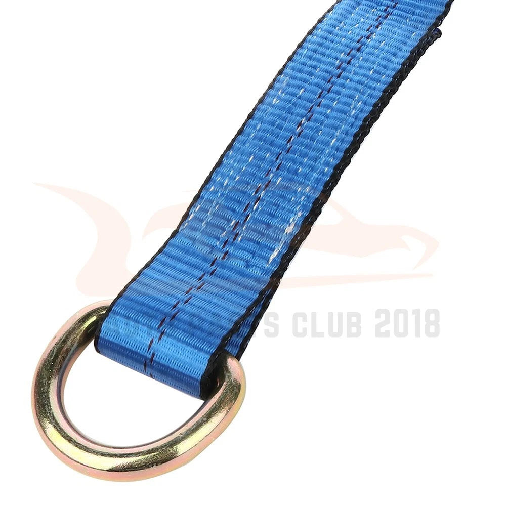 Set of 4 Lasso Straps for Car Hauler Tow Truck Tire Wheel Tie