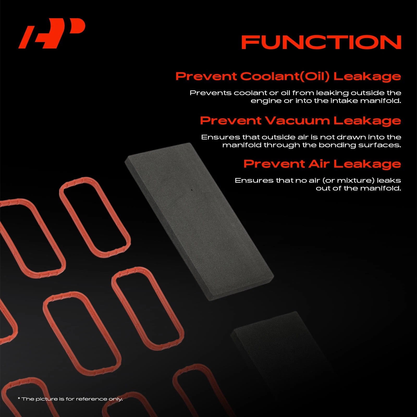 Engine Intake Manifold Gasket Set for Chevrolet Camaro (2010–2015) and Corvette (2010–2015)