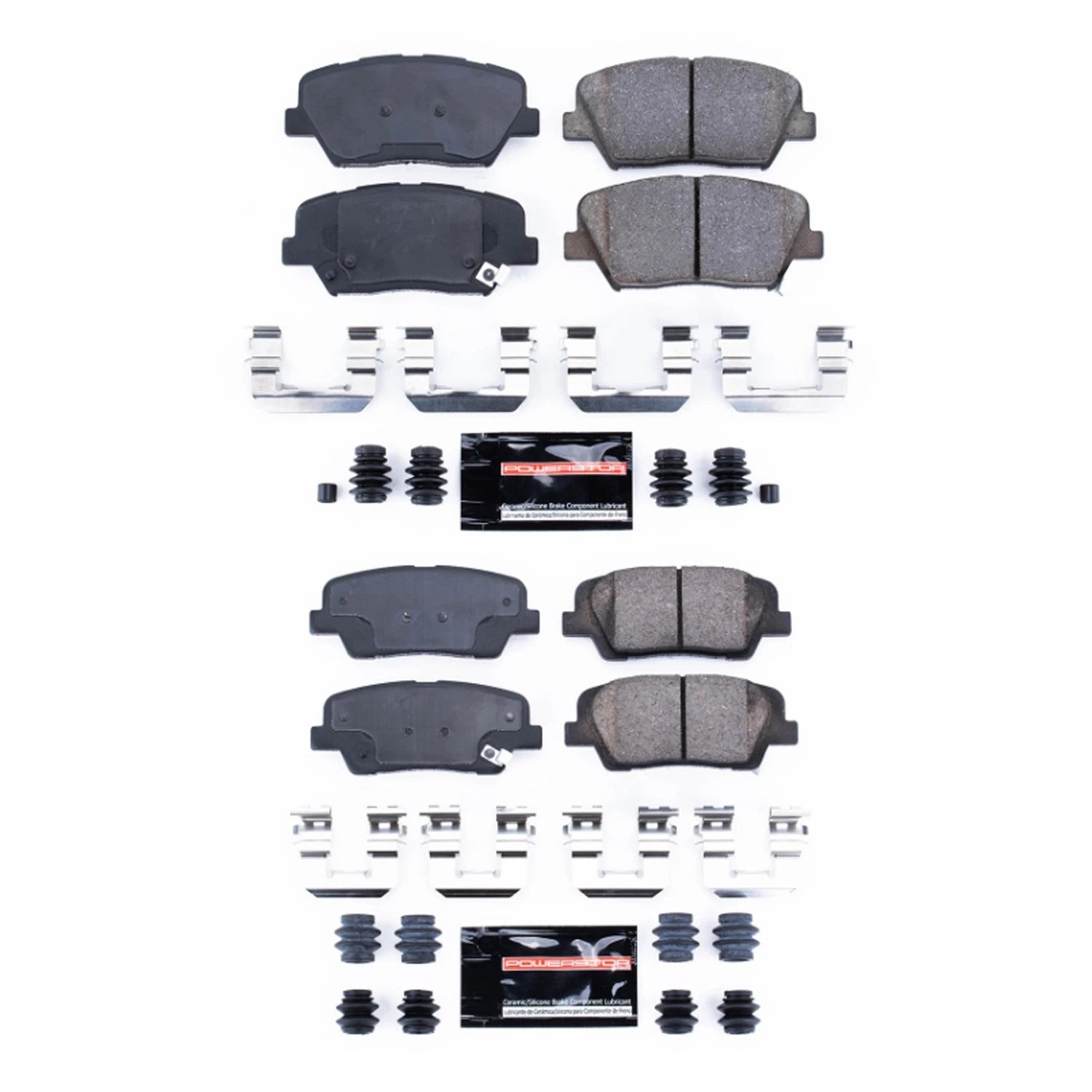 PowerStop Z23 Carbon-Fiber Ceramic Disc Brake Pad Kit for Kia Sorento