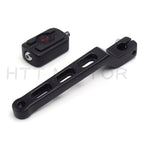 1pc Black Skull Toe Shift Lever for Harley Road King (1988–2018)
