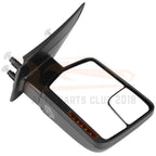 2X Power Heated Turn Signal Puddle Light Mirrors for Ford F150 (2004–2014)
