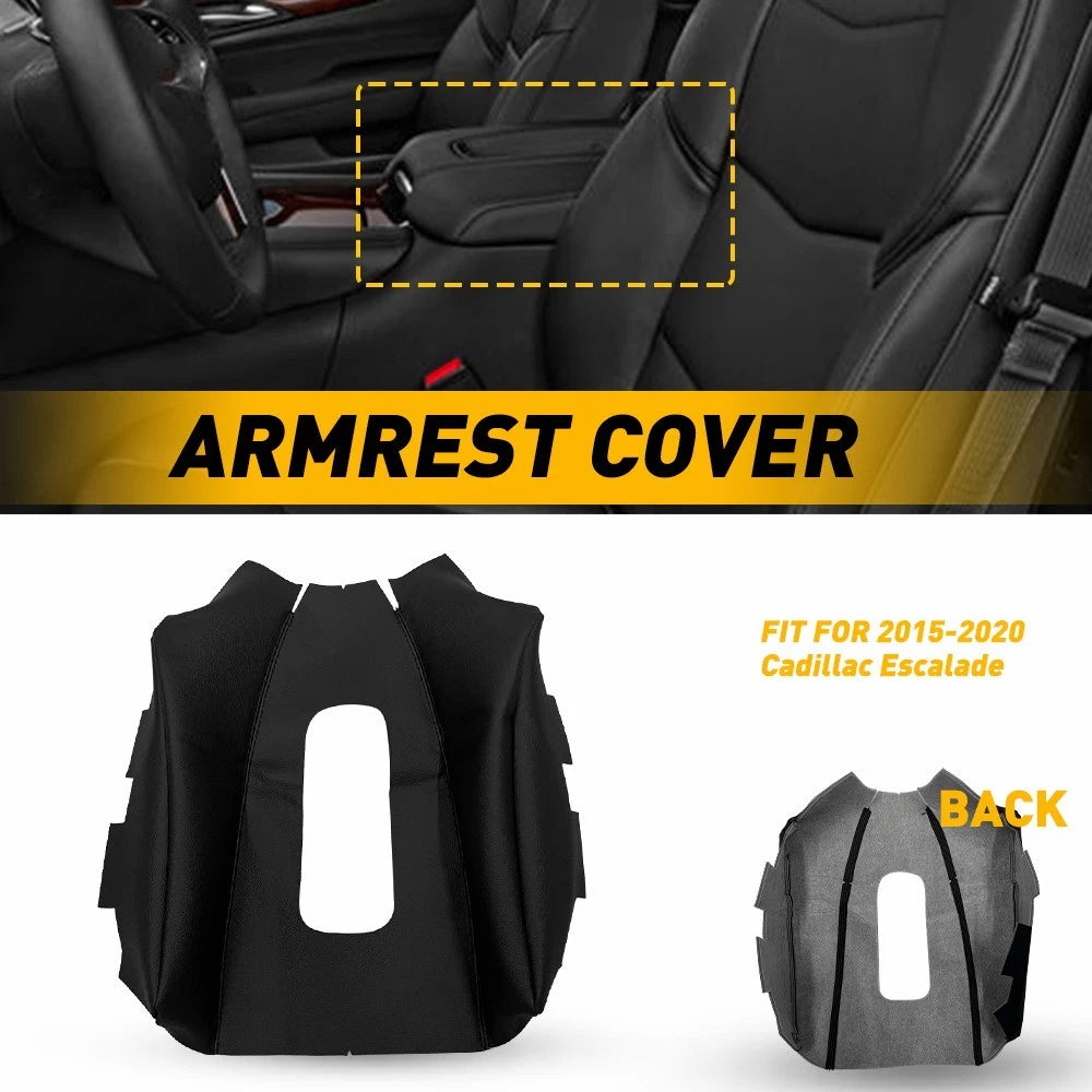 Center Console Cover Cushion Armrest Pad for Cadillac Escalade (2015–2020)
