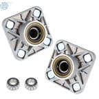 2X Front Wheel Hub Kit Bearing Seals for Club Car DS (1982-2002)
