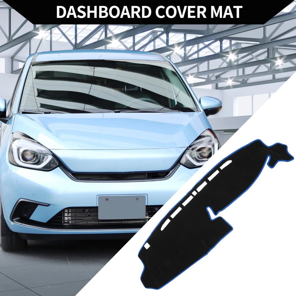 Dashboard Cover Mat for Honda N-BOX JF3/JF4 (2017–2020) Black Blue Set of 1