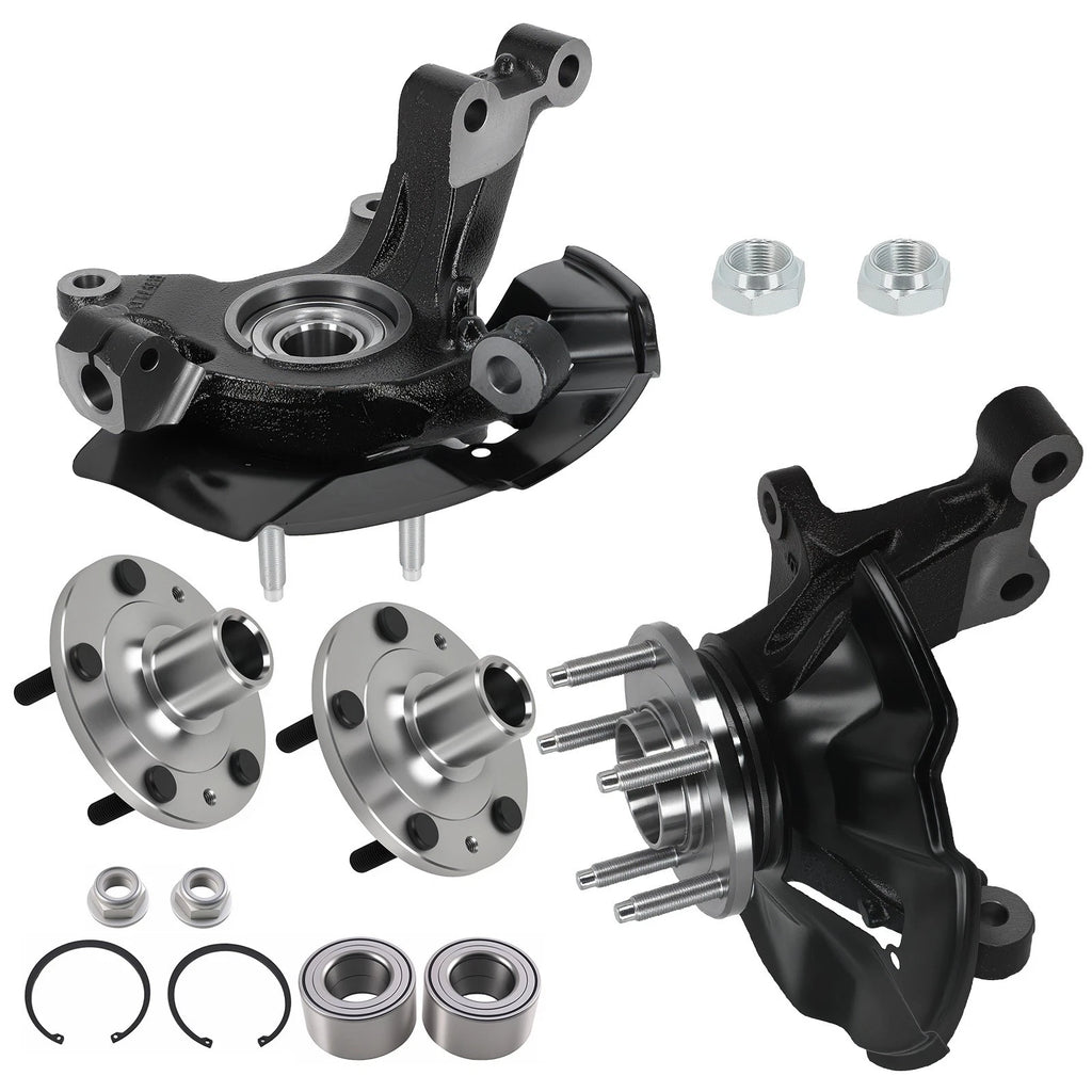 Front Steering Knuckle Hub Assembly for Ford Edge Lincoln MKX (2007–2010)