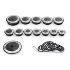 13x Frame Hole Caps Cover Kit for BMW R Nine T (2014–2016) Aluminum Black
