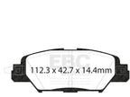 Rear Brake Pad Set for Mazda CX-5 (2016–2023) QB764DW