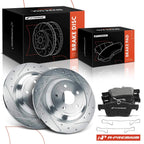 Drilled Brake Rotors + Brake Pads for Ford Escape Lincoln Corsair (2020–2023)